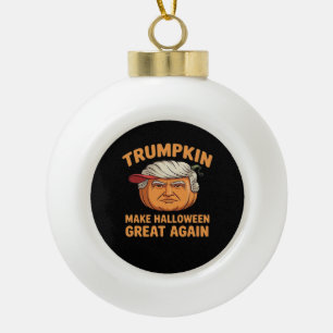 Halloween Trumpkin maakt Halloween weer leuk Keramische Bal Ornament