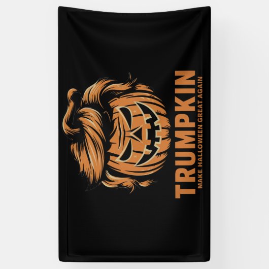 Halloween Trumpkin Make Halloween Great Again Spandoek (Verticaal)