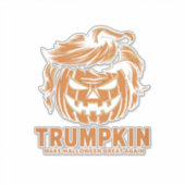 Halloween Trumpkin Make Halloween Great Again Sticker (Voorkant)