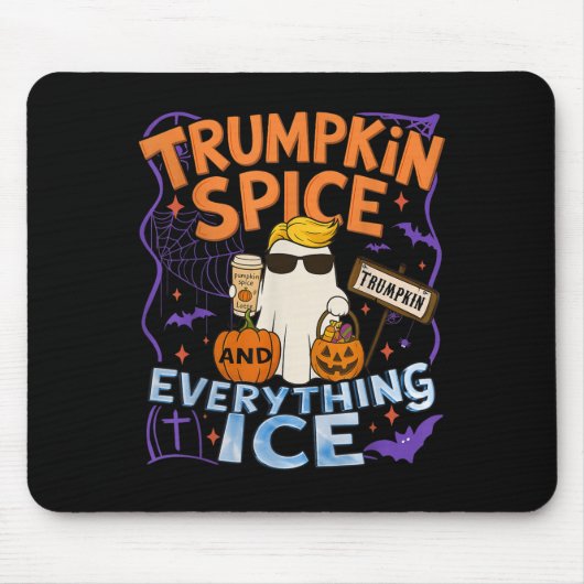 Halloween Trumpkin Sce And Everything Ice Pumpkin Muismat (Voorkant)