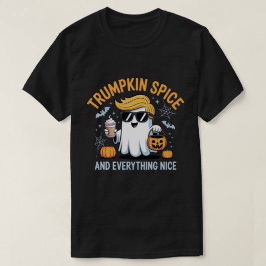 Halloween Trumpkin Spice and Everything Ice  T-shirt (Design voorkant)