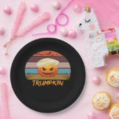Halloween Trumpkin  US Papieren Bordje (Feest)