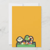 Halloween trunk of Treat Kaart (Achterkant)