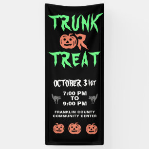 Halloween Trunk of Treat Pumpkin Community Outdoor Spandoek