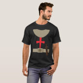 Halloween Tshirt Knight Costume d'armure d'arme co (Devant entier)
