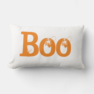 Halloween typografie boek kussen