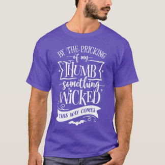 Halloween typografie vrienden t-shirt