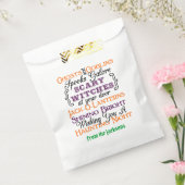 Halloween Typography Goodie Bag- Halloween Gezegde Bedankzakje (Gezegeld)