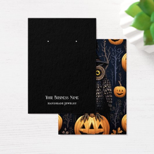 Halloween Uil Oorbel Display Kaart (Bureau)