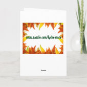 Halloween uil wenskaart kaart (Achterkant)