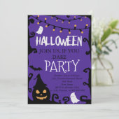 Halloween Uitnodiging (Staand voorkant)