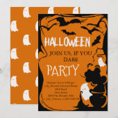 Halloween Uitnodiging (Voorkant / Achterkant)