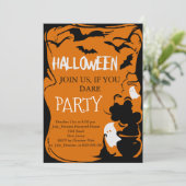 Halloween Uitnodiging (Staand voorkant)