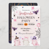 Halloween Uitnodiging (Voorkant / Achterkant)