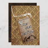 Halloween Uitnodiging (Voorkant / Achterkant)