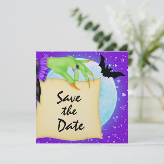 Halloween Uitnodiging (Staand voorkant)