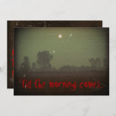 Halloween Uitnodiging (Voorkant / Achterkant)