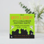 Halloween Uitnodiging (Staand voorkant)