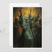 Halloween Uitnodiging (Voorkant / Achterkant)