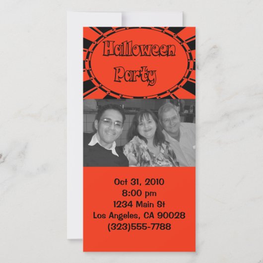 Halloween Uitnodiging (Voorkant)