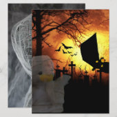 Halloween uitnodiging (Voorkant / Achterkant)