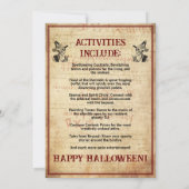 Halloween uitnodiging #3 (Achterkant)