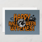 Halloween-uitnodiging Kaart (Voorkant / Achterkant)