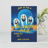 Halloween-uitnodiging Kaart (Staand voorkant)