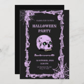 Halloween Uitnodiging kaarten! (Voorkant / Achterkant)