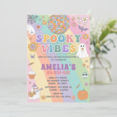 Halloween Uitnodiging voor verjaardag, bewerkbaar  (Staand voorkant)