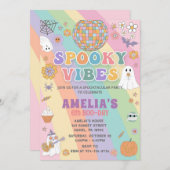 Halloween Uitnodiging voor verjaardag, bewerkbaar  (Voorkant / Achterkant)