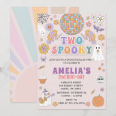 Halloween Uitnodiging voor verjaardag, bewerkbaar  (Voorkant / Achterkant)