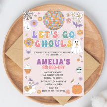 Halloween Uitnodiging voor verjaardag, bewerkbaar 