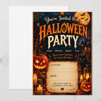Halloween uitnodigingen