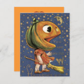  Halloween-uitnodigingen Kaart (Voorkant / Achterkant)