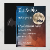 Halloween-uitnodigingen Kaart (Voorkant / Achterkant)