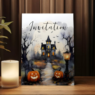 Halloween-uitnodigingskaart Kaart