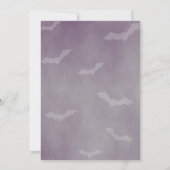 Halloween Un bébé brasse Baby shower Invitation (Dos)