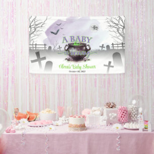 Halloween Un bébé brasse une bannière (P/G)
