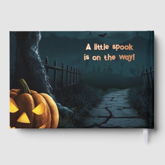 Halloween Un Petit Baby shower Citrouille Foil (Verso)