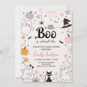 Halloween Un Petit Boo Baby shower Invitation (Devant)