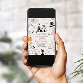 Halloween Un Petit Boo Baby shower Invitation