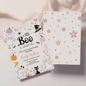 Halloween Un Petit Boo Baby shower Invitation