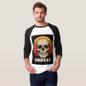 Halloween Undead Skull T-shirt (Voorkant volledig)