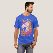 Halloween Unicorn Cute funny T-shirt (Voorkant volledig)