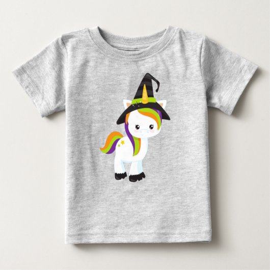 Halloween Unicorn, Cute Unicorn, Witch Pet, Stars (Voorkant)