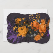 Halloween Unicorn Face Invitations N'IMPORTE QUEL  (Dos)