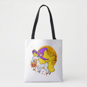 Halloween Unicorn Shirt Girls Women Witchy Unicorn Draagtas