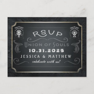 Halloween Union of Souls Matching RSVP Briefkaart
