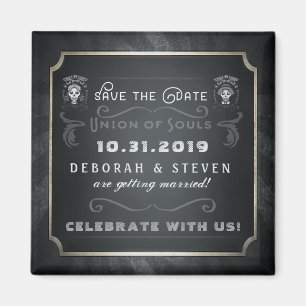 Halloween Union of Souls Save the Date Magnet Magneet